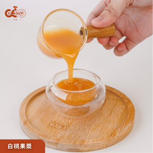 Peach Fruit Syrup w/ Pulp