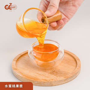Peach Fruit Syrup w/ Pulp